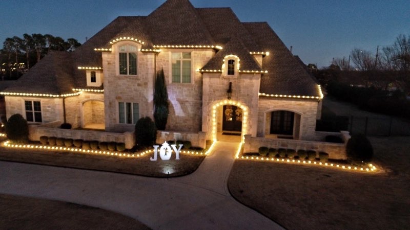 Christmas lights in Arlington